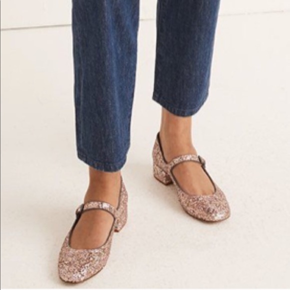 NEW • Madewell • Delilah Glitter Mary Jane Pump - Picture 3 of 8